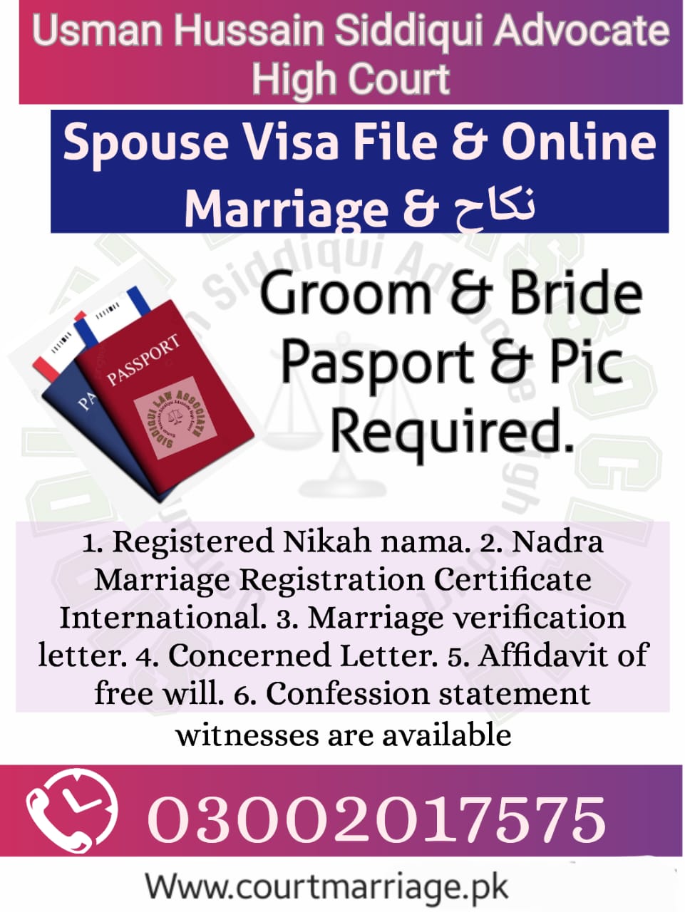 Marriage court in karachi 